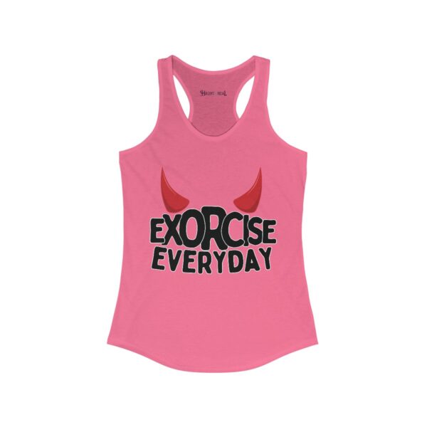 EXORCISE EVERYDAY Racerback Tank - Gothic Workout Apparel - Image 21