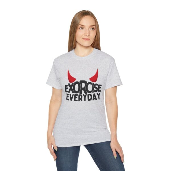 EXORCISE EVERYDAY Tee - Funny Gothic Shirt - Image 27