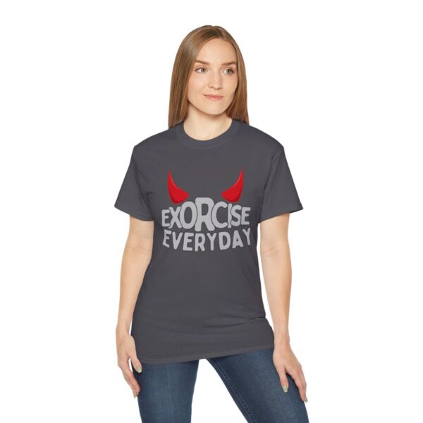 EXORCISE EVERYDAY Tee - Funny Gothic Shirt - Image 93