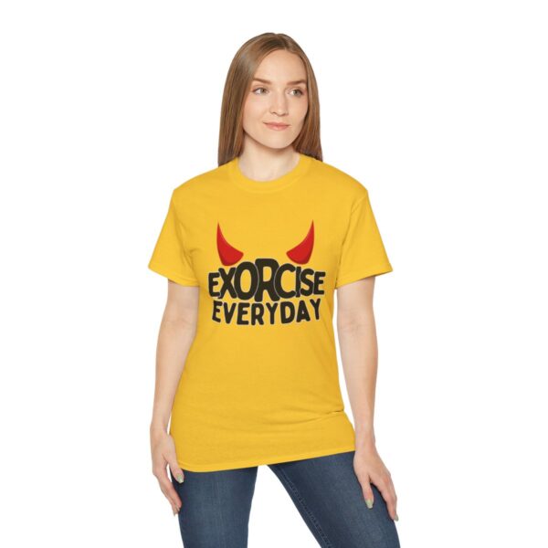 EXORCISE EVERYDAY Tee - Funny Gothic Shirt - Image 49