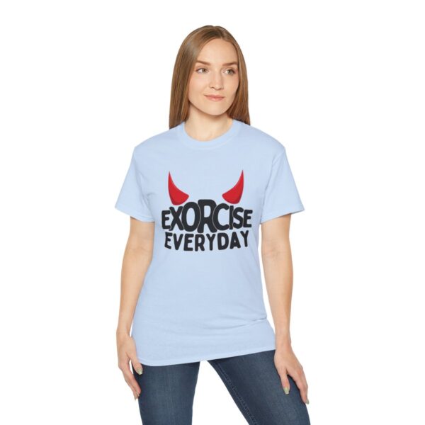 EXORCISE EVERYDAY Tee - Funny Gothic Shirt - Image 82