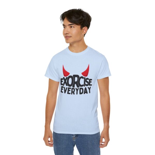 EXORCISE EVERYDAY Tee - Funny Gothic Shirt - Image 84