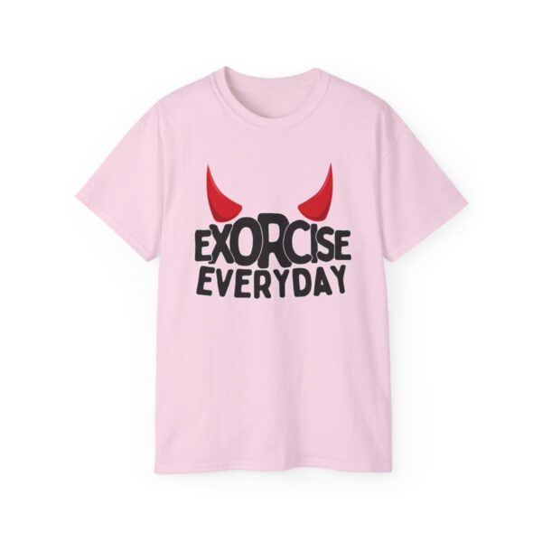 EXORCISE EVERYDAY Tee - Funny Gothic Shirt - Image 122