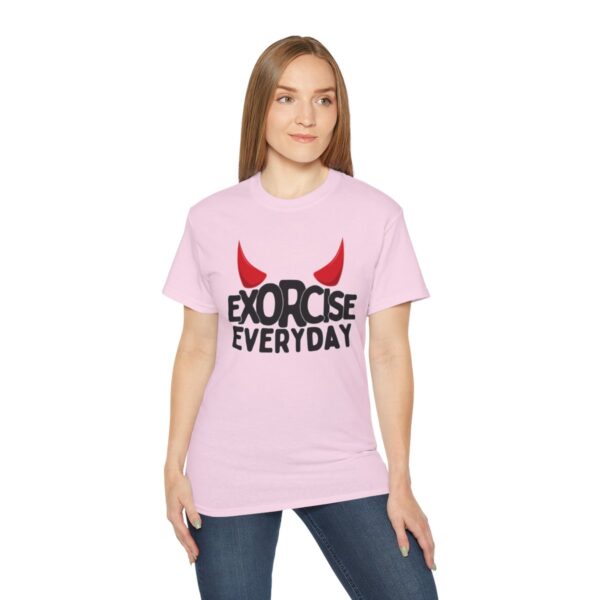 EXORCISE EVERYDAY Tee - Funny Gothic Shirt - Image 126