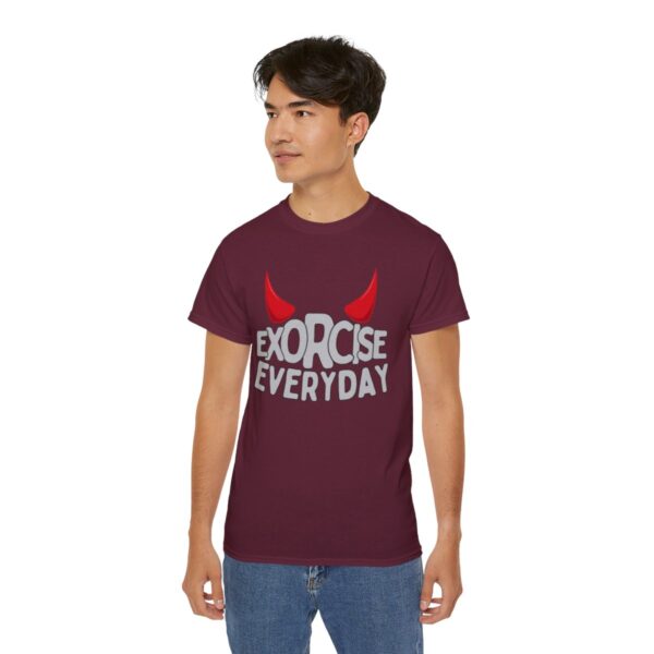 EXORCISE EVERYDAY Tee - Funny Gothic Shirt - Image 40