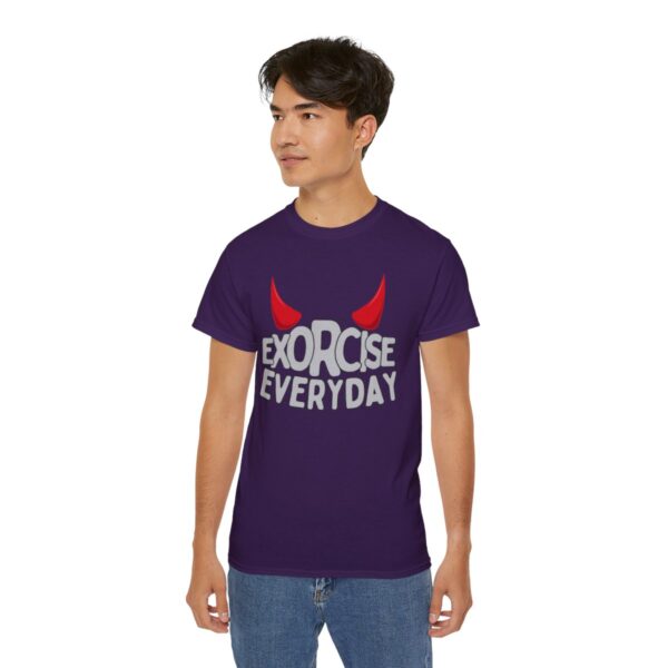 EXORCISE EVERYDAY Tee - Funny Gothic Shirt - Image 117