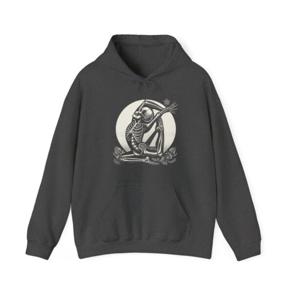 SKELETON DOING YOGA Heavy Blend Hooded Sweatshirt - Image 66