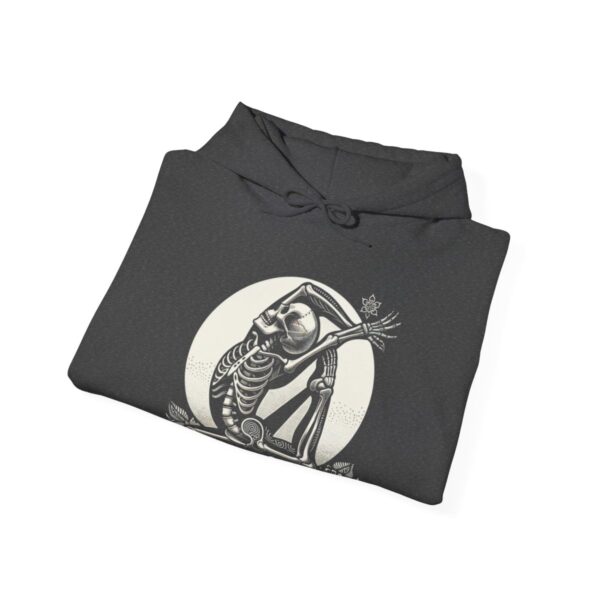 SKELETON DOING YOGA Heavy Blend Hooded Sweatshirt - Image 69