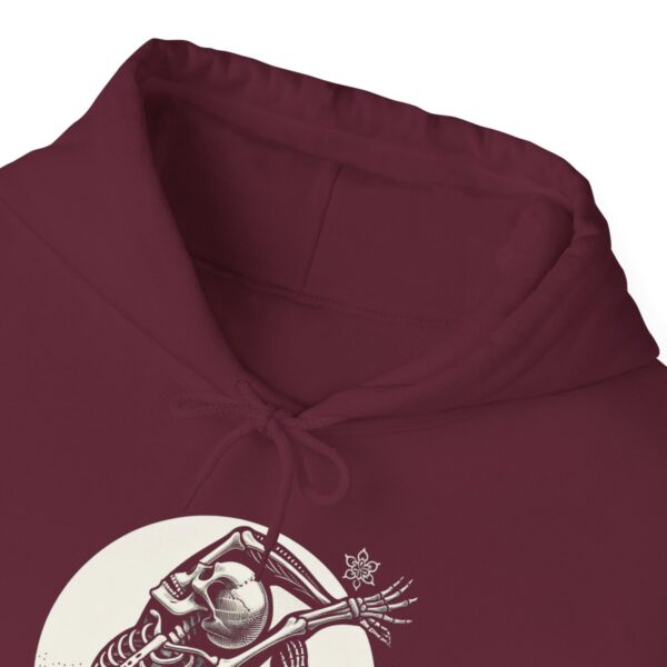 SKELETON DOING YOGA Heavy Blend Hooded Sweatshirt - Image 44