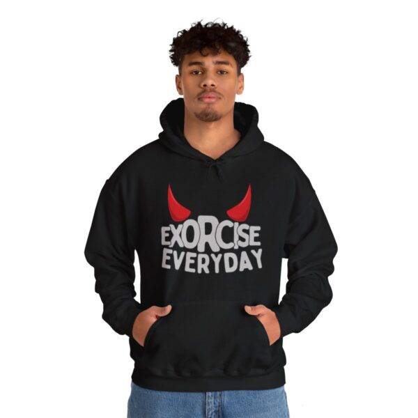 EXORCISE EVERYDAY Heavy Blend™ Hooded Sweatshirt - Image 7