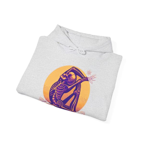 SKELETON DOING YOGA Heavy Blend Hooded Sweatshirt - Image 30