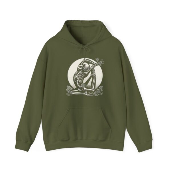 SKELETON DOING YOGA Heavy Blend Hooded Sweatshirt - Image 53