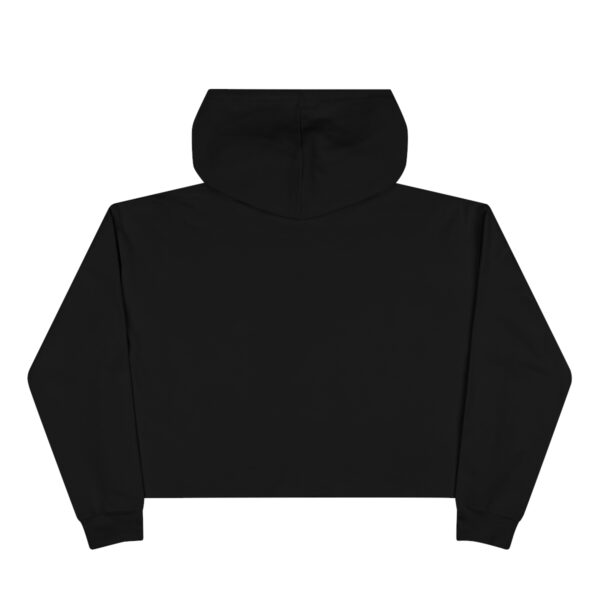 SKELETON DOING YOGA Crop Hoodie - Gothic Apparel - Image 2