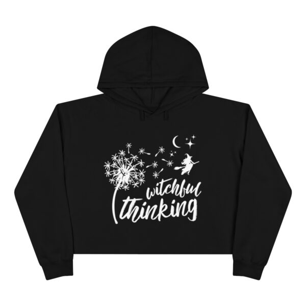 WITCHFUL THINKING Crop Hoodie - Gothic Apparel