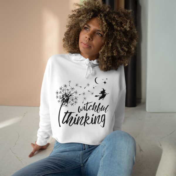 WITCHFUL THINKING Crop Hoodie - Gothic Apparel - Image 6