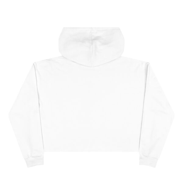 SKELETON DOING YOGA Crop Hoodie - Gothic Apparel - Image 5