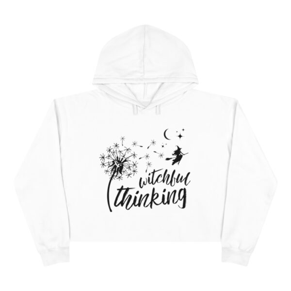 WITCHFUL THINKING Crop Hoodie - Gothic Apparel - Image 4